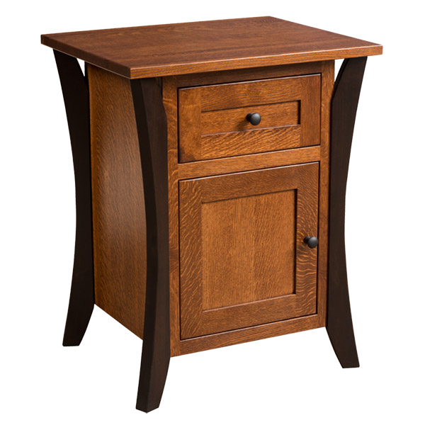 105-10 | 1-Drawer 2-Door Nightstand