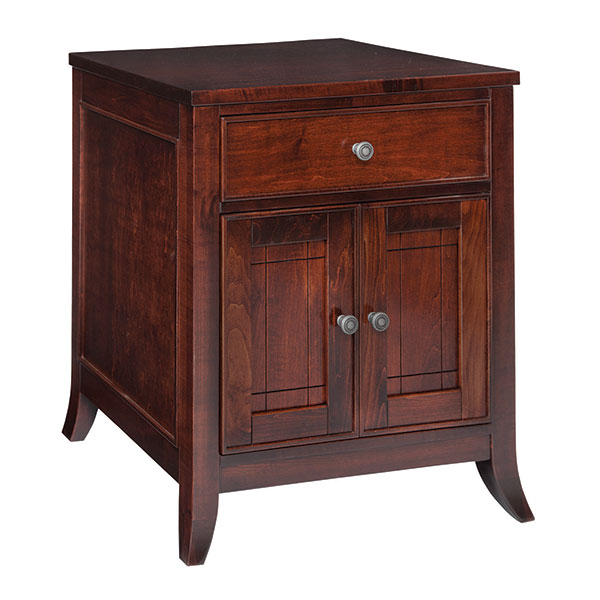 17-126 | 1-Drawer, 2-Door Nightstand