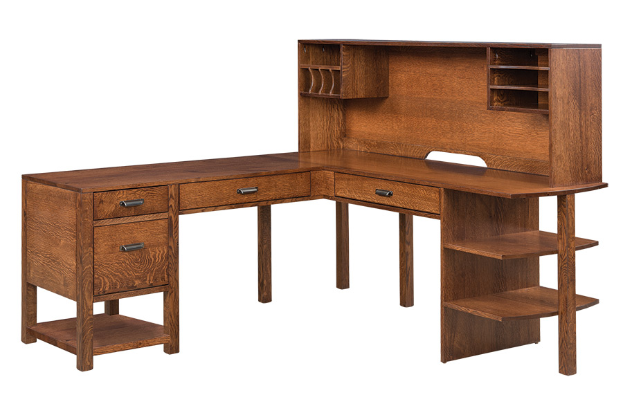46-09 | L-Desk and Hutch 