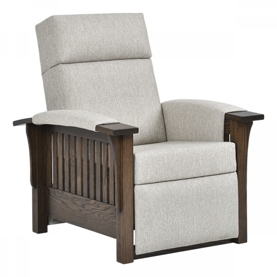 37-10 | Upholstered Mission Wallhugger Recliner