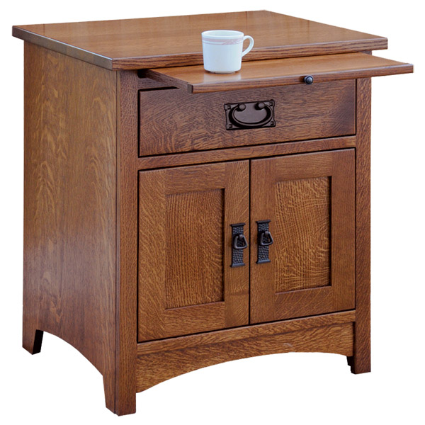 17-73 | Mission 1-Drawer 2-Door Nightstand