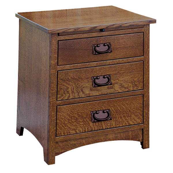 17-72 | Mission 3-Drawer Nightstand