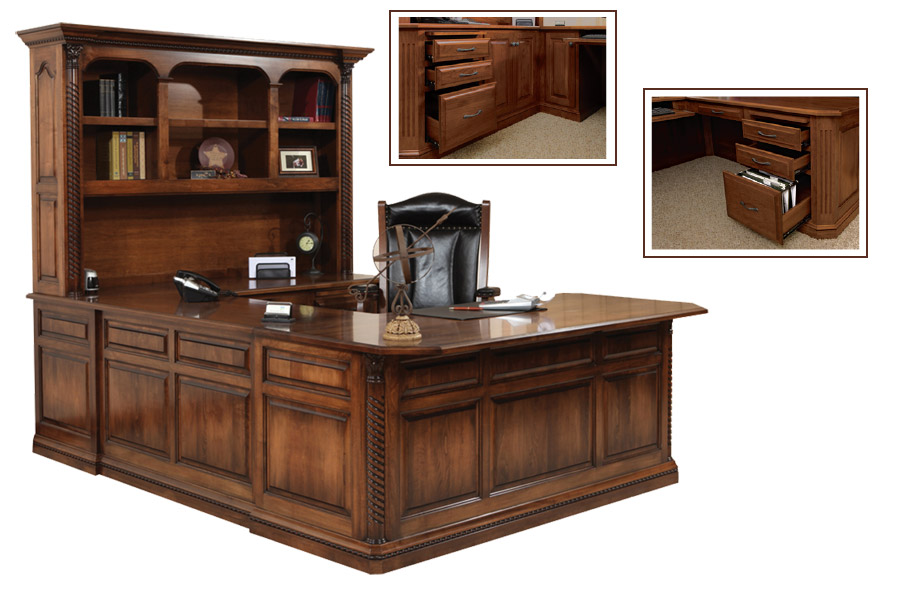 212-35 | U-Shape Desk and Hutch 