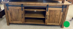 HHD-7030 PAT | Hand Hewn Barndoor TV Stand