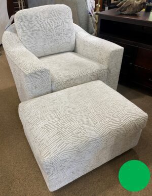 559 LOU | Swivel Glider and ottoman