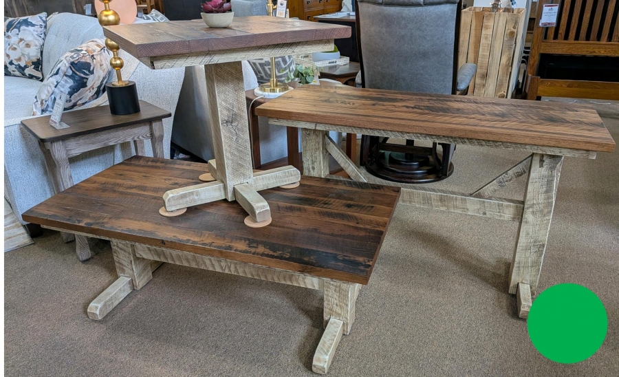 12-Set PAT | Reclaimed Trestle Occasional Set