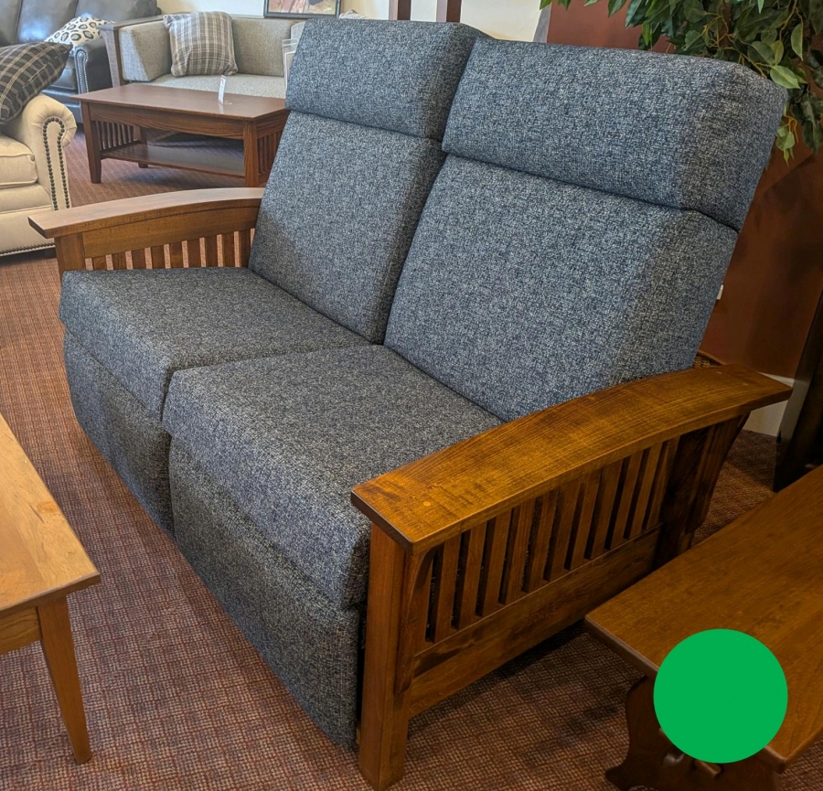 85-2-WH | Mission Loveseat Wall Hugger Recliner