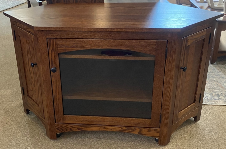 MS-53731-C PT | Modern Shaker Corner TV stand