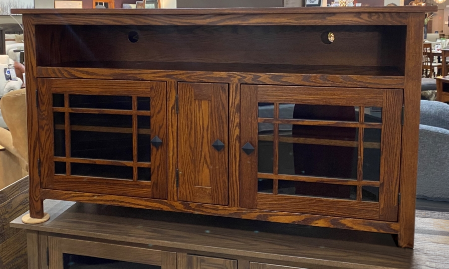 3013 LOU | Mission Grid TV Stand