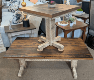 12-Set LAN | Reclaimed Trestle Occasional Set