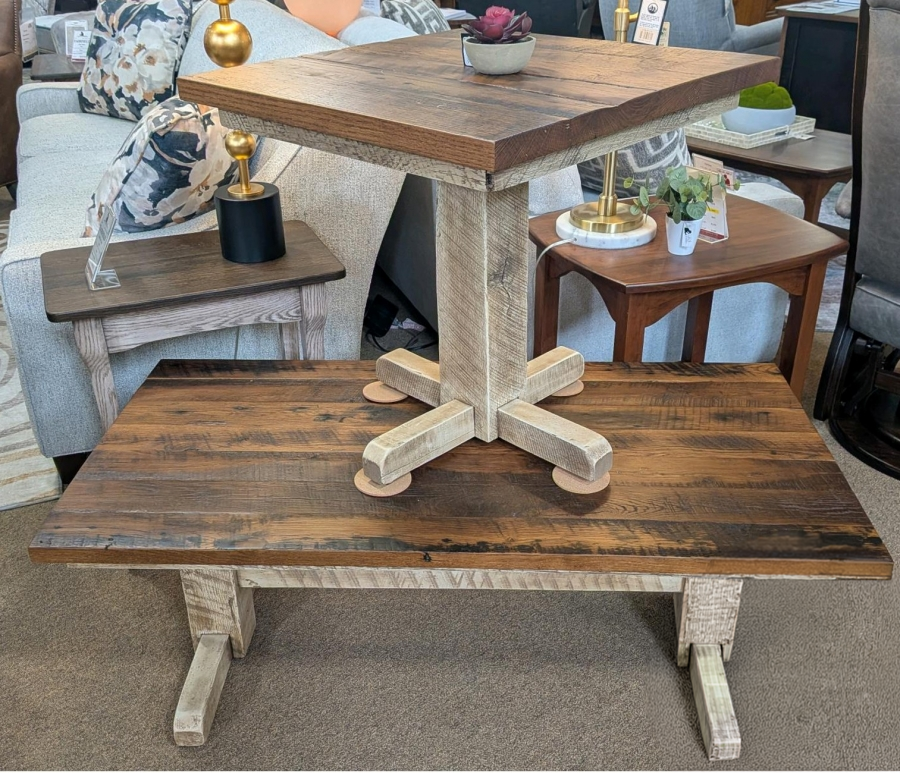 12-Set LAN | Reclaimed Trestle Occasional Set