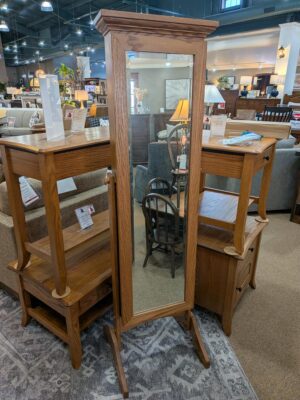 1362-LS |  Jewelry Cheval Mirror