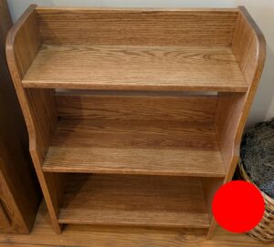53-103S LOU| 3 Shelf Bookcase