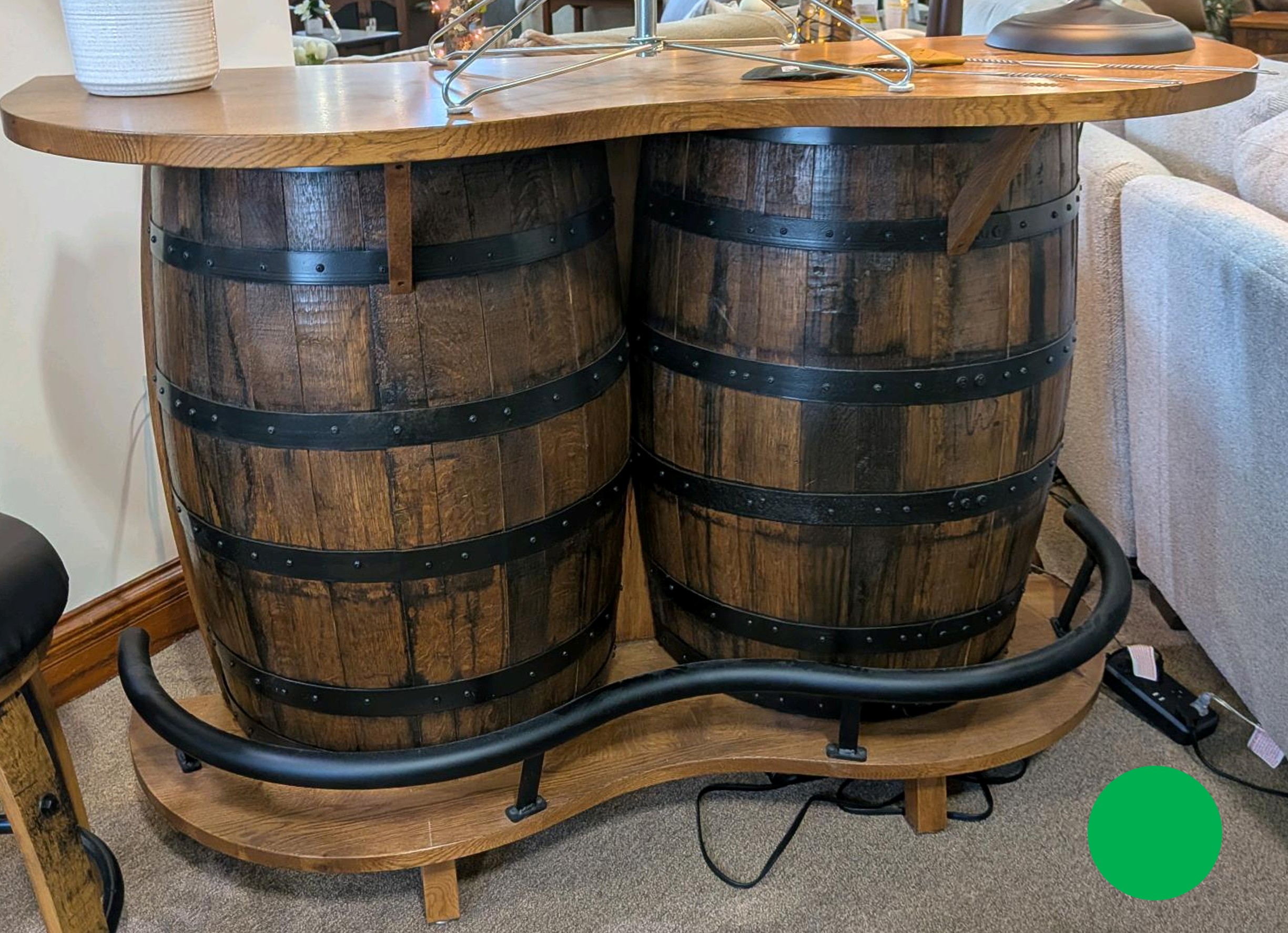 160 PAT | Whiskey Barrel Bar