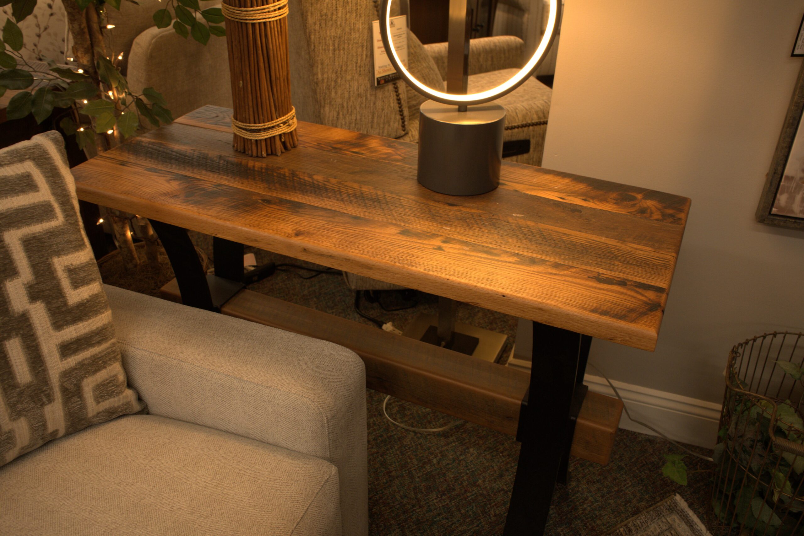 28-B |  Gold rush sofa table