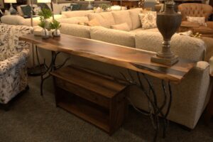 456-301| Live edge console table