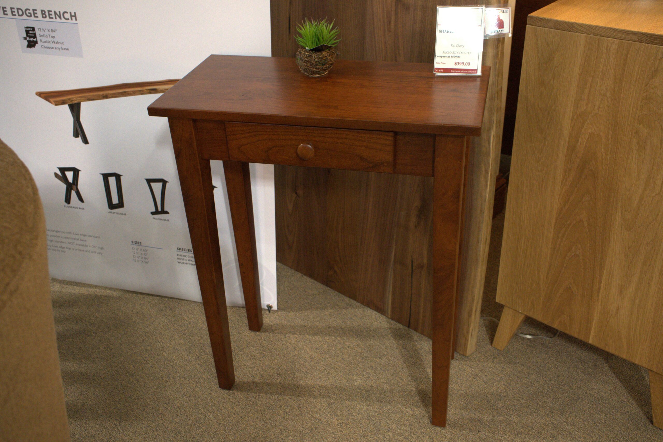 32-270 | Live edge table