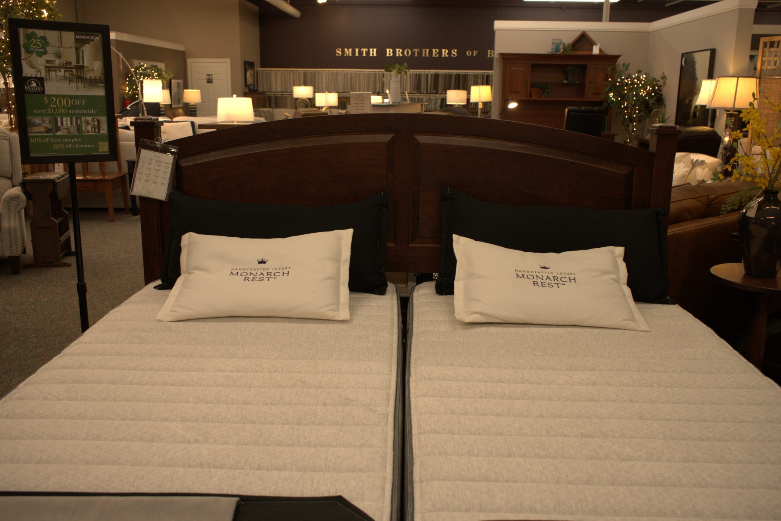 1215-48-K |  Summit panel bed with low footboard